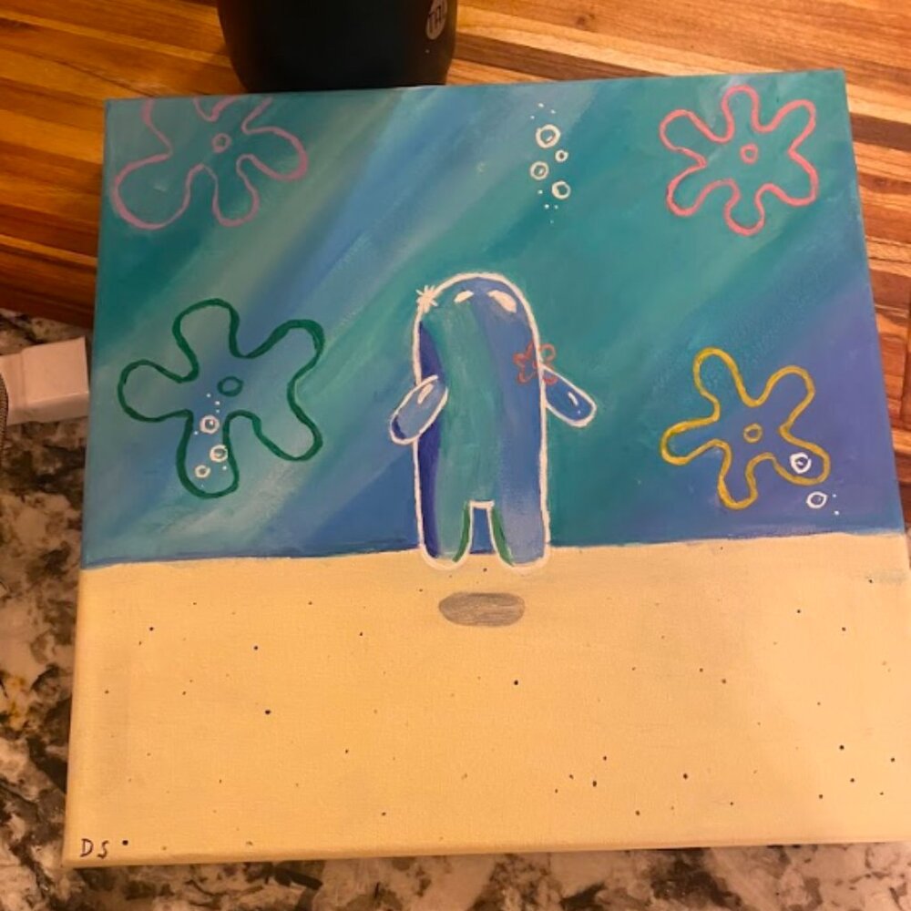 bubble bob painting